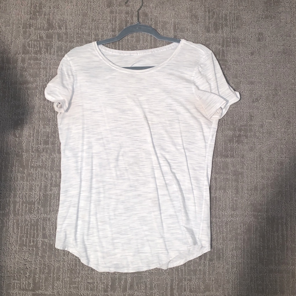 White Pattern Lululemon Tshirt